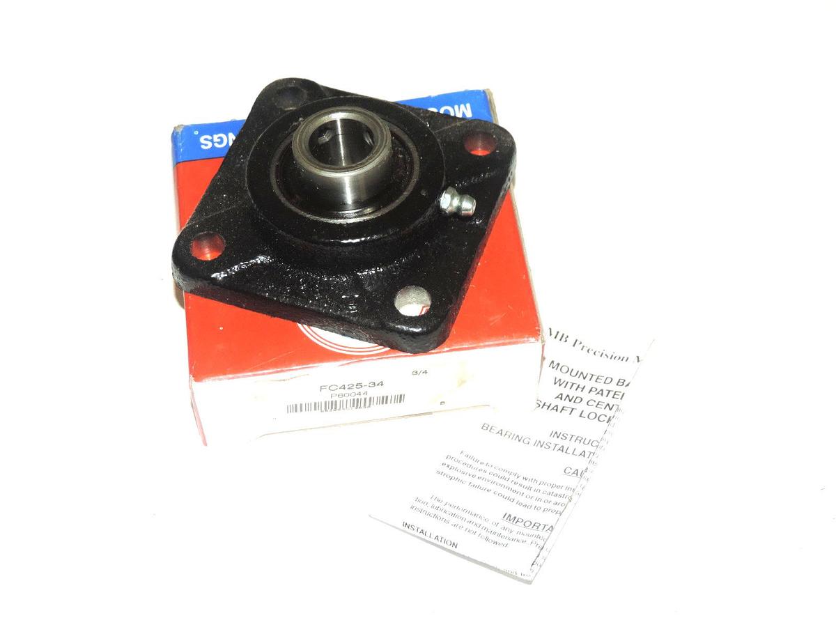 Used NIB MB MANUFACTURING FC425-34 FLANGED MOUNTED BALL BEARING 3/4'' FC42534