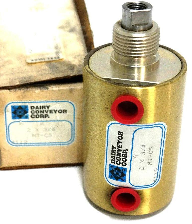 Used NIB ALLENAIR A-2 X 3/4NT-CS CYLINDER TABLETOP BRAKE CYP-P-3005-0, A-2X3/4-NT-CS