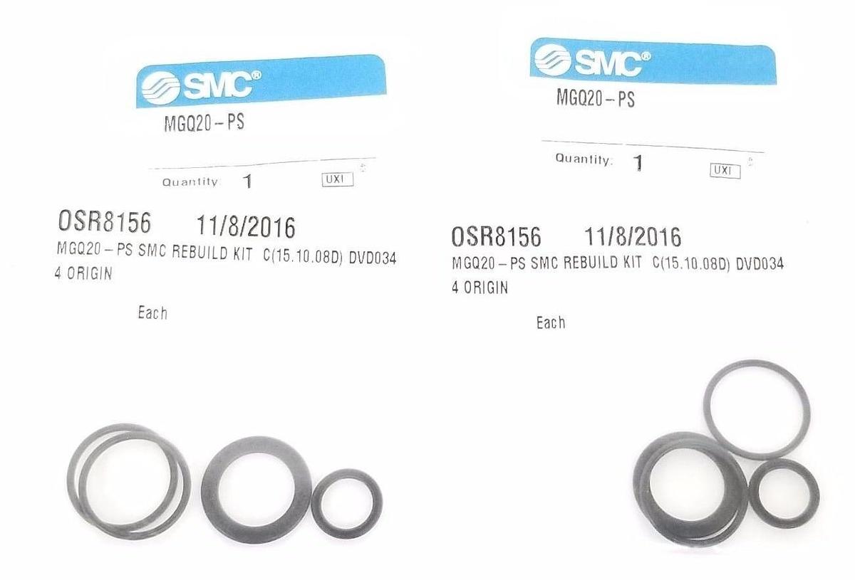 Used LOT OF 2 NEW SMC MGQ20-PS REBUILD KITS MGQ20PS