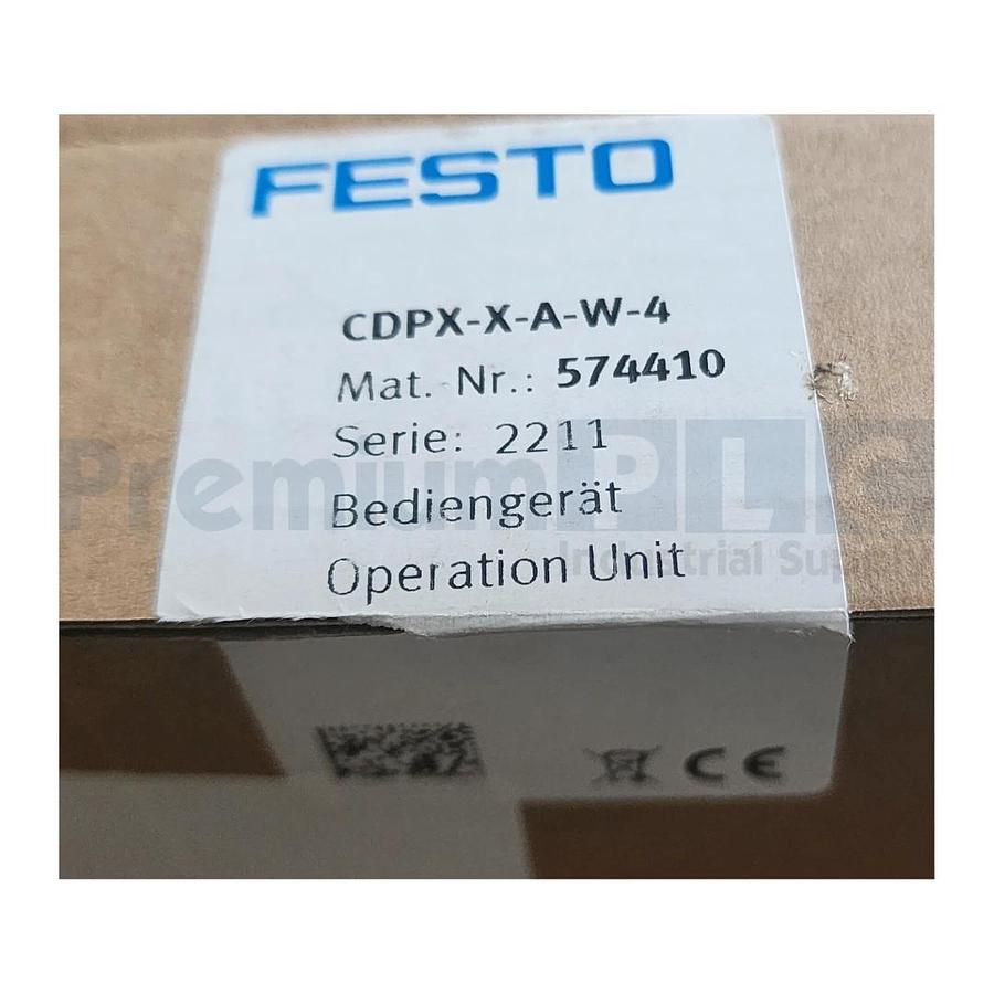 NEW FESTO CDPX-X-A-W-4 (574410) OPERATOR UNIT HMI 4" TOUCH DISPLAY CDPXXAW4