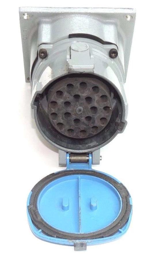 Used MELTRIC MARECHAL 19-67200 DN MULTIPIN RECEPTACLE 20A 600V DN6 63-90S