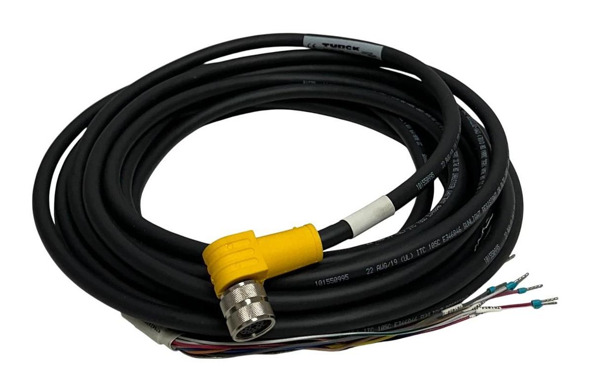TURCK BKWM 19-995-7.4 / U-53004 VERSAFAST CORDSET SINGLE-ENDED FEMALE NSNP