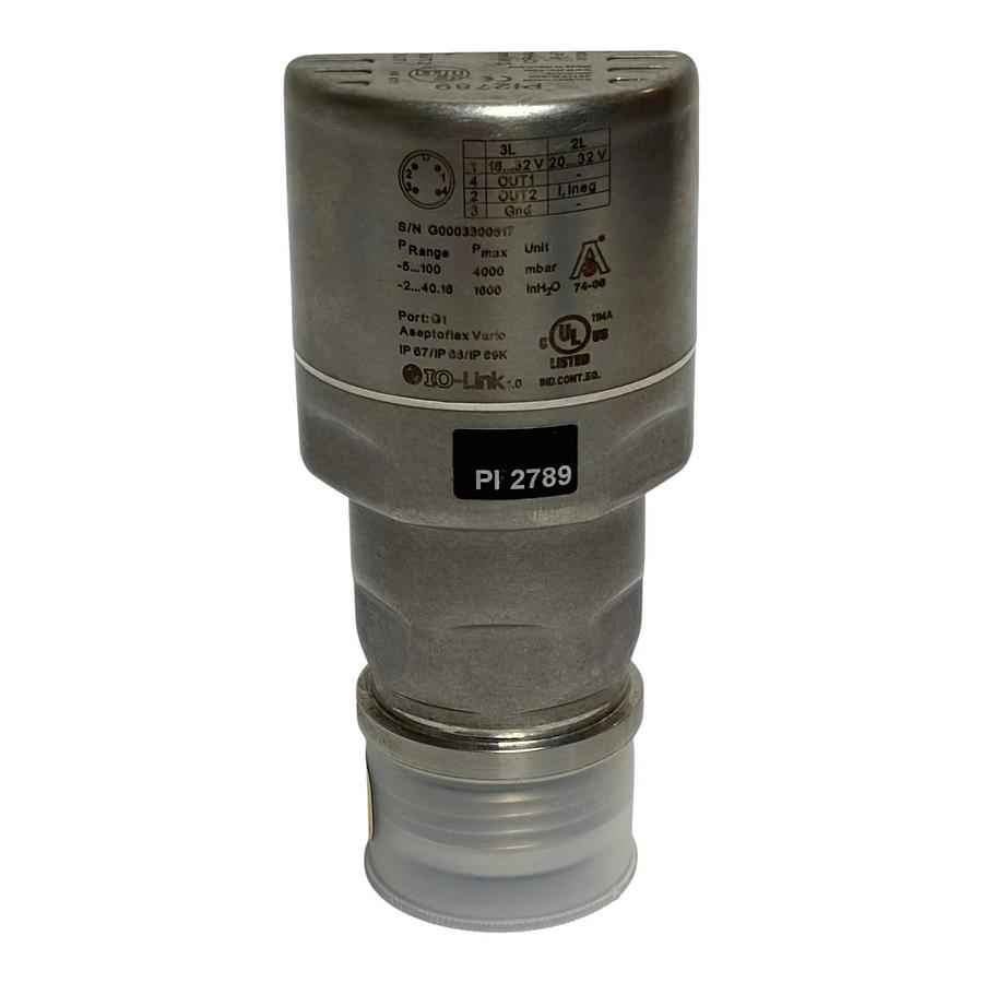 IFM Electronic PI2789 Flush Pressure Sensor with Display IO-Link New Surplus