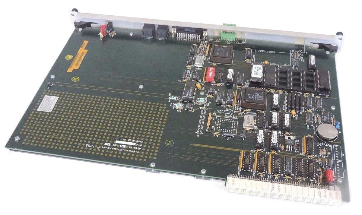 Used HUGHES LAN SYSTEMS A005119-04 REV. A HUB MANAGEMENT BOARD A00511904 MODEL 100