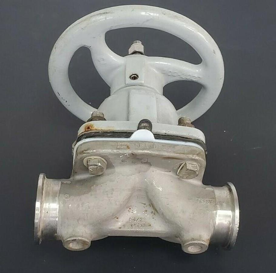 Used ITT GRINNELL 1-1/2"-2" GATE VALVE 303-202 303-2027 W/ 1820 1-1/2" DIAPHRAGM B22