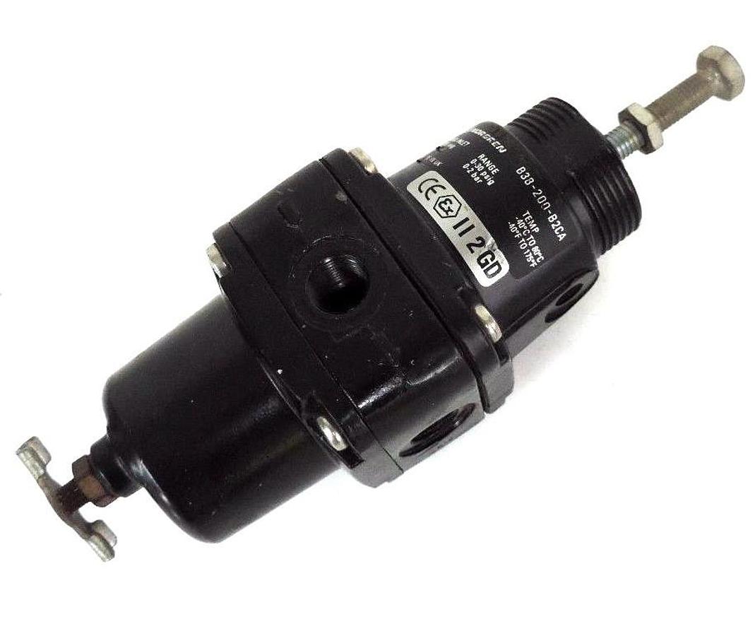 Used NORGREN B38-200-B2CA FILTER REGULATOR 1/4 NPT 300 PSI, B38200B2CA