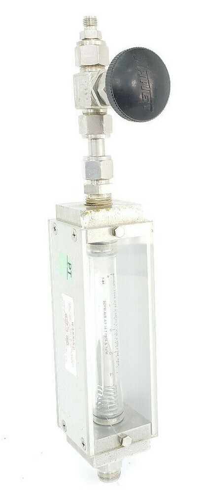 Used BROOKS 1305D08A1B1A FLOW METER 1-14 SCFM AIR R-8M-75-1 S-925-J-202-AAA