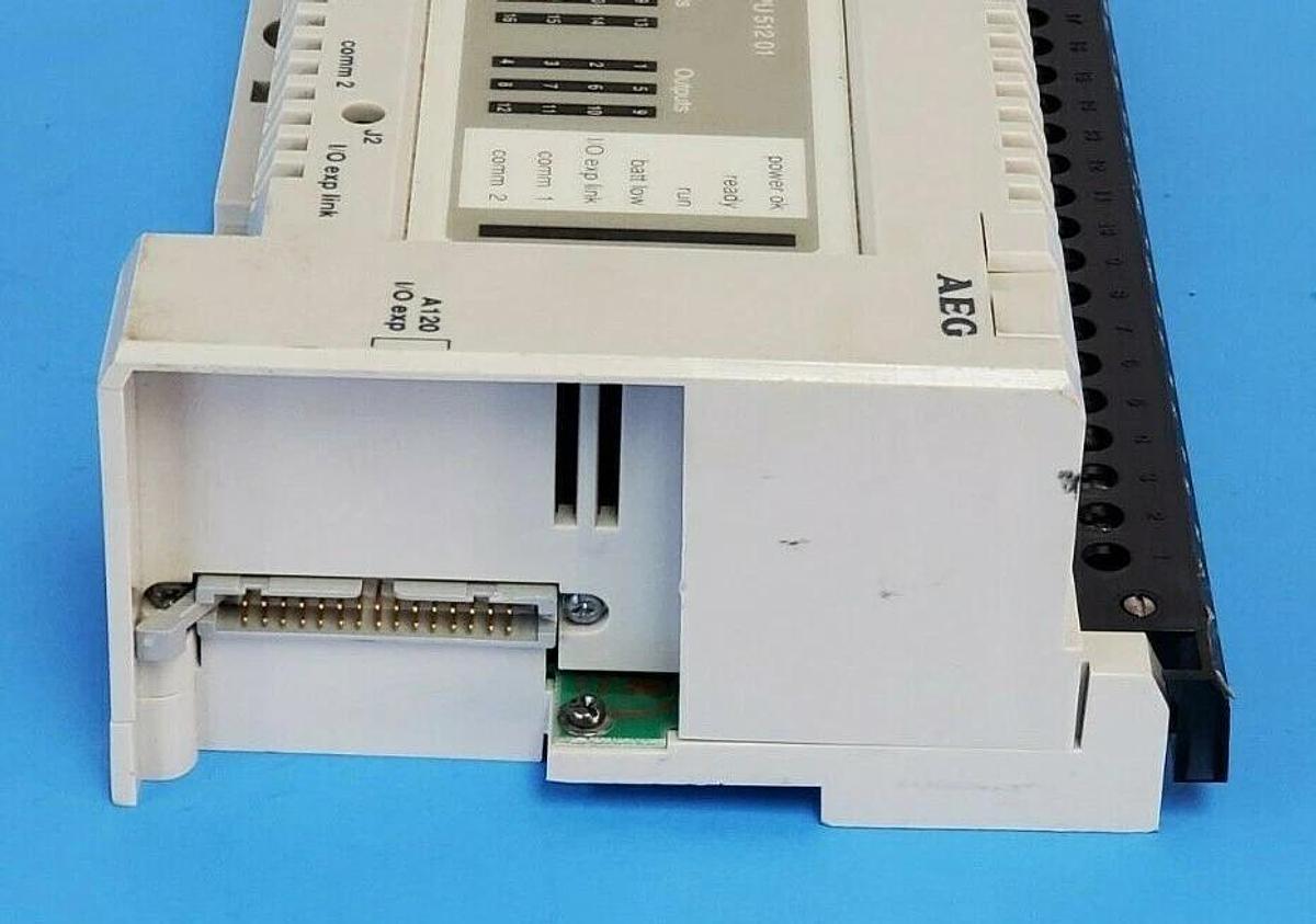 Used MODICON 110CPU51201 MICRO PLC 110-CPU-512-01 REV. 3.11, 115~ .3AMP 50/60HZ