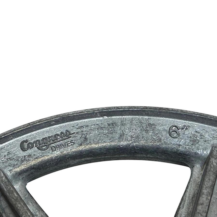 Congress Drives 6" V-Belt Pulley 1" Bore 1:1 Eagle Belt Conveyor 3X921 New