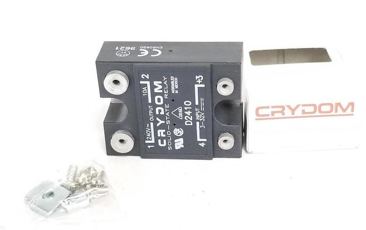 Used NIB CRYDOM D2410 SOLID-STATE RELAY 240V, 10A