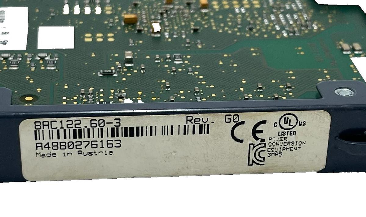 Used B&R 8AC122.60-3 ACOPOS Resolver Interface Module 10kHz BRX Plug-in Card USPI