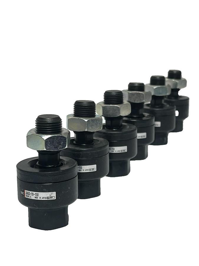 Lot of 6 SMC JA63-18-150 Floating Joint M18x1.5 Basic Type 50mm 63mm Bore - New