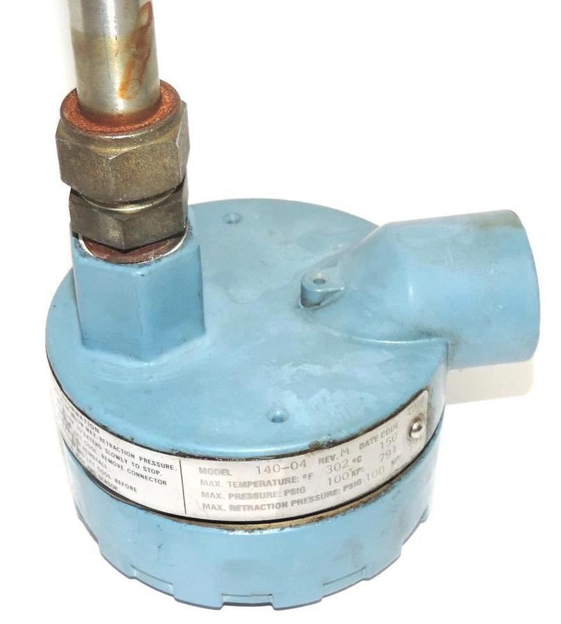 Used ROSEMOUNT 140-04 CONDUCTIVITY SENSOR PROBE 14004, REV. M