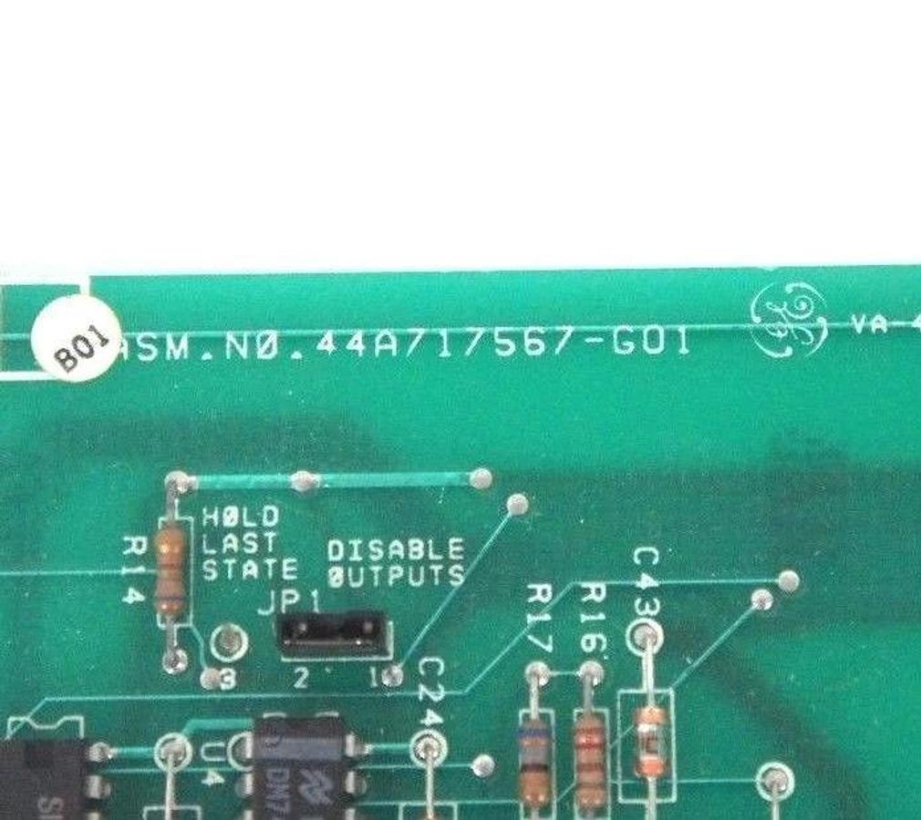 Used GE IC600YB921A OUTPUT MODULE 5V ASM. NO. 44A717567-G01 FAB NO. 44A719265-001