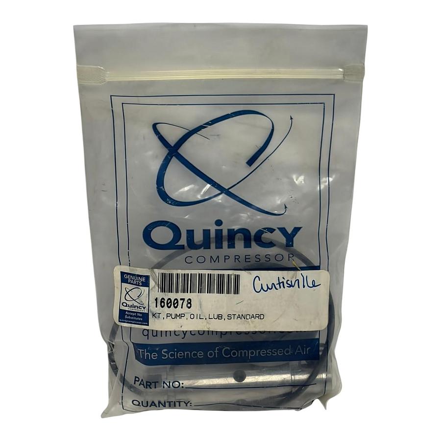 Used Quincy Compressor 160078 Standard Oil Lube Pump Kit Genuine OEM New Sealed