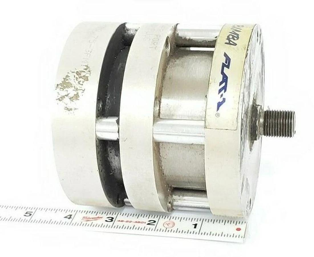 Used BIMBA F02-700 75-3FMT FLAT-1 PNEUMATIC CYLINDER 1/2'' IN. THREAD