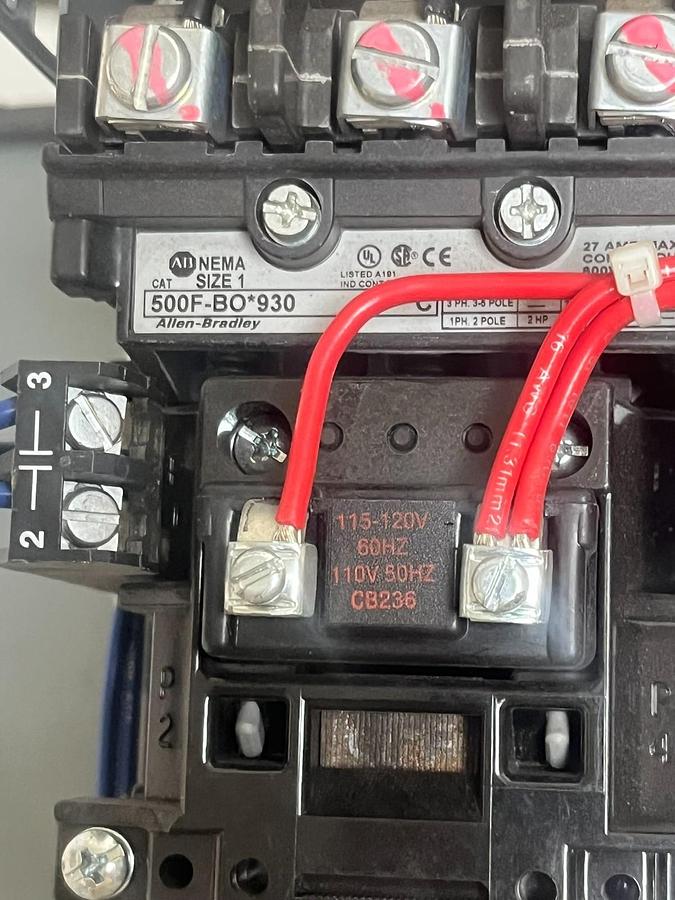 Used Allen-Bradley 2113B-BABD-7FEC2A-37TGA MCC Bucket 2HP 480V Size 1 Starter 140MG