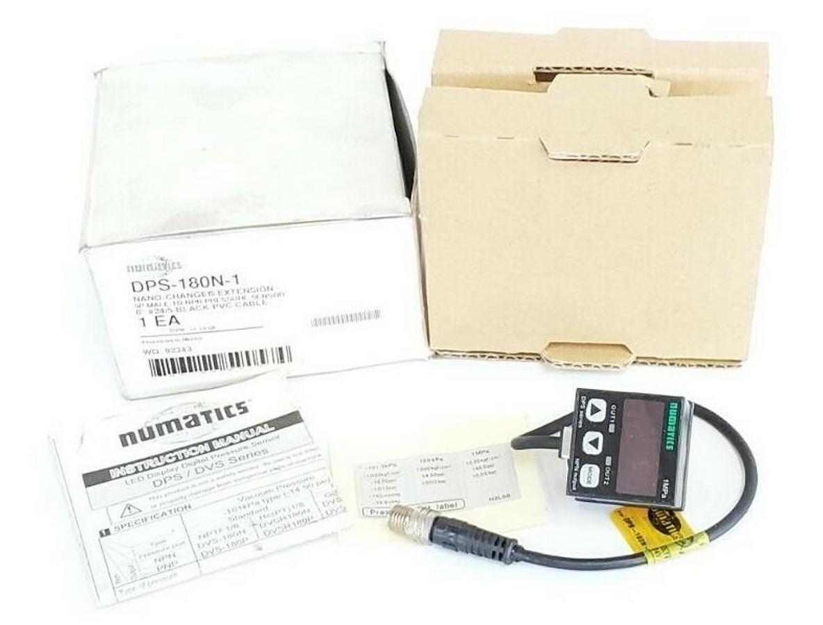 Used NIB NUMATICS DPS-180N-1 DIGITAL PRESSURE SENSOR DPS180N1