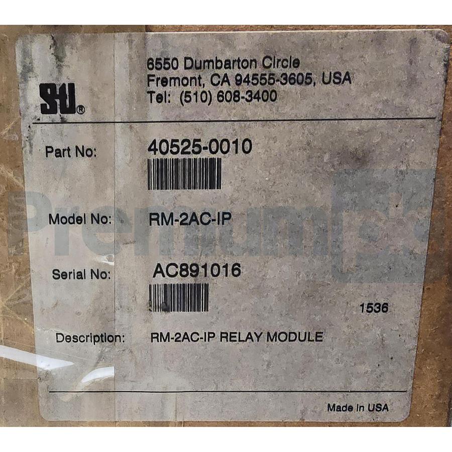 Used STI Omron RM-2AC-IP | 40525-0010 Safety Relay Control Module / Controller NSMP