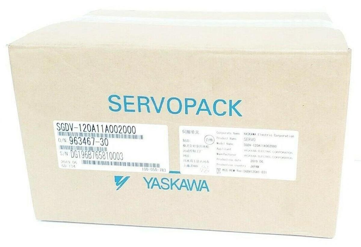 Used NIB YASKAWA ELECTRIC SGDV-120A11A002000 SIGMALOGIC SERVO DRIVE SGDV120A11A002000