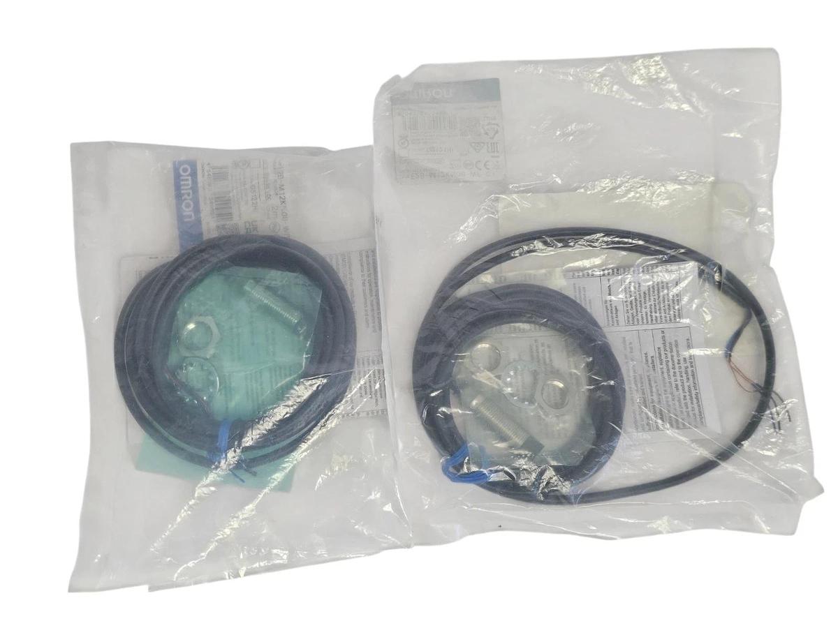Used LOT OF 2 NEW OMRON E2B-M12KN08-WP-C1 PROXIMITY SENSORS E2BM12KN08WPC1 2M