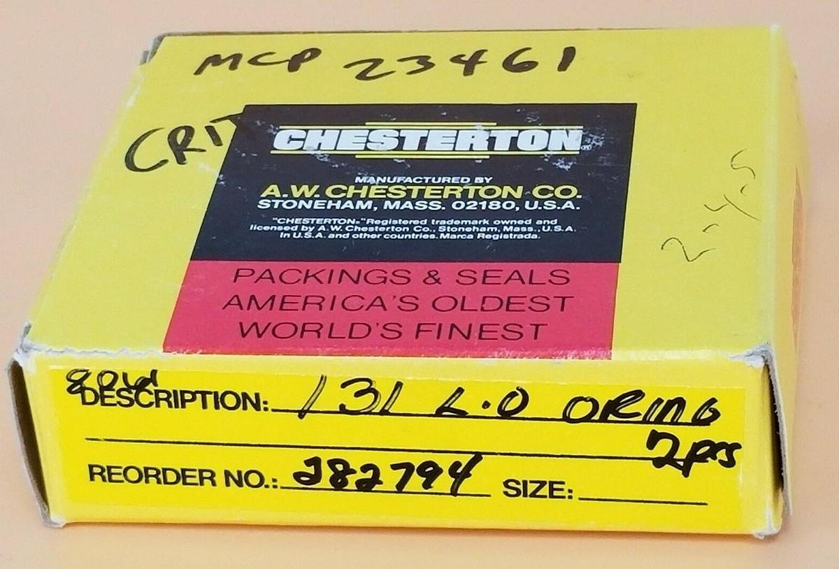 Used NIB CHESTERTON 131-L-0 O-RING 282794 8061 23461 131L