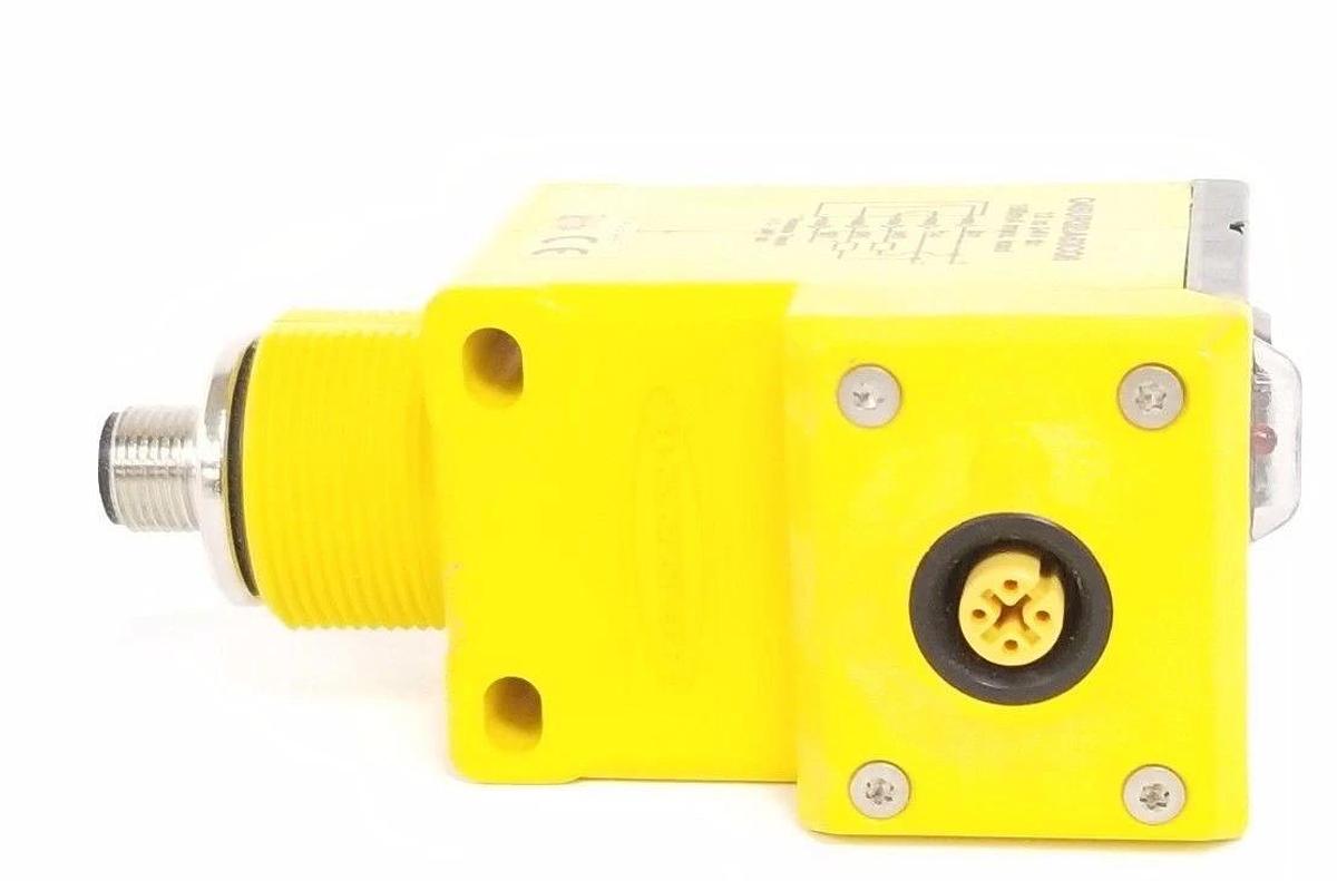 Used BANNER Q45UR3BA63CQ6 DISCRETE SERIES SENSOR 0217A, 12 TO 24V DC