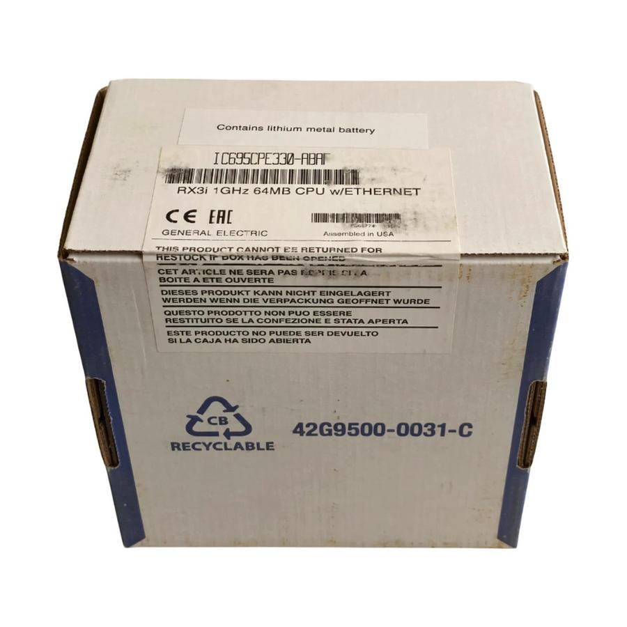 Used GE EMERSON IC695CPE330 PACSystems RX3i 64MB CPU w/ENET IC695CPE330-ABAF NSFS