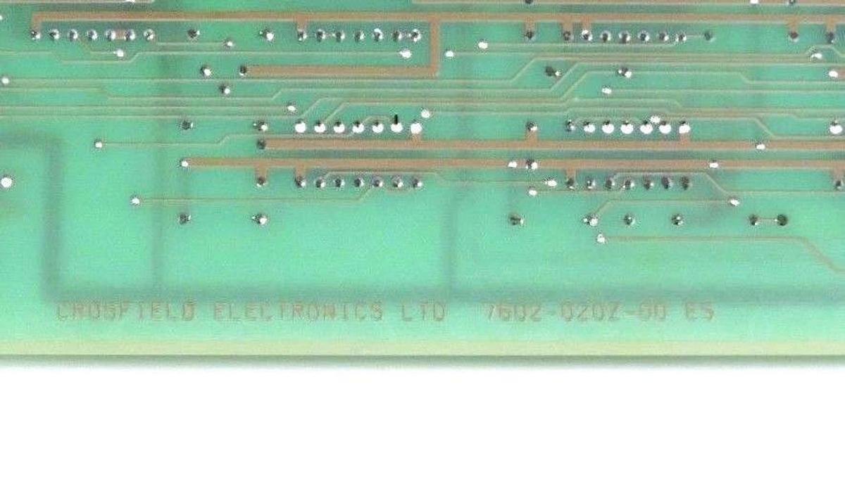 Used CROSFIELD ELECTRONICS 7602-0200 PC INPUT BOARD ASSY 7602-0210 7602-020Z-00