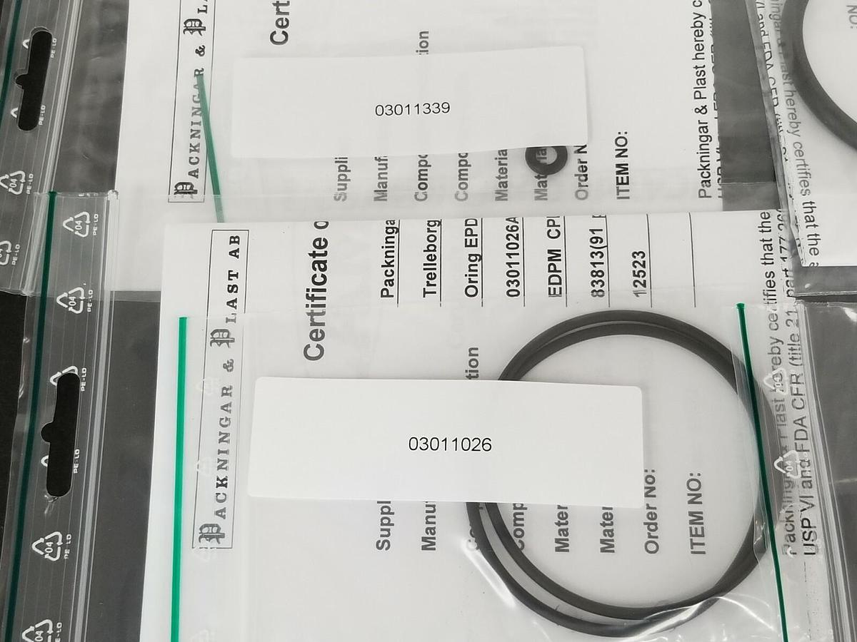 NEW GE HEALTHCARE 28-4022-15 O-RING KIT BT 6mm & 3/8'' EPDM EBL 28402215 AC