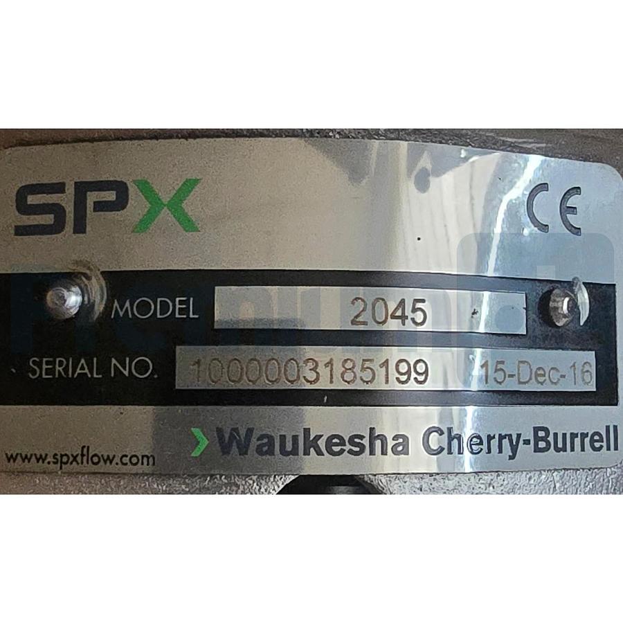SPX WAUKESHA 2045 2"x1.5" S-LINE, 3.875" CENTRIFUGAL PUMP 145JM P/N 204500047