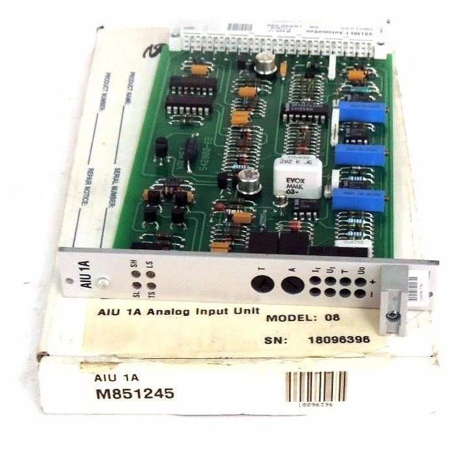 NIB VALMET AIU 1A ANALOG INPUT UNIT MODEL 08 M851245