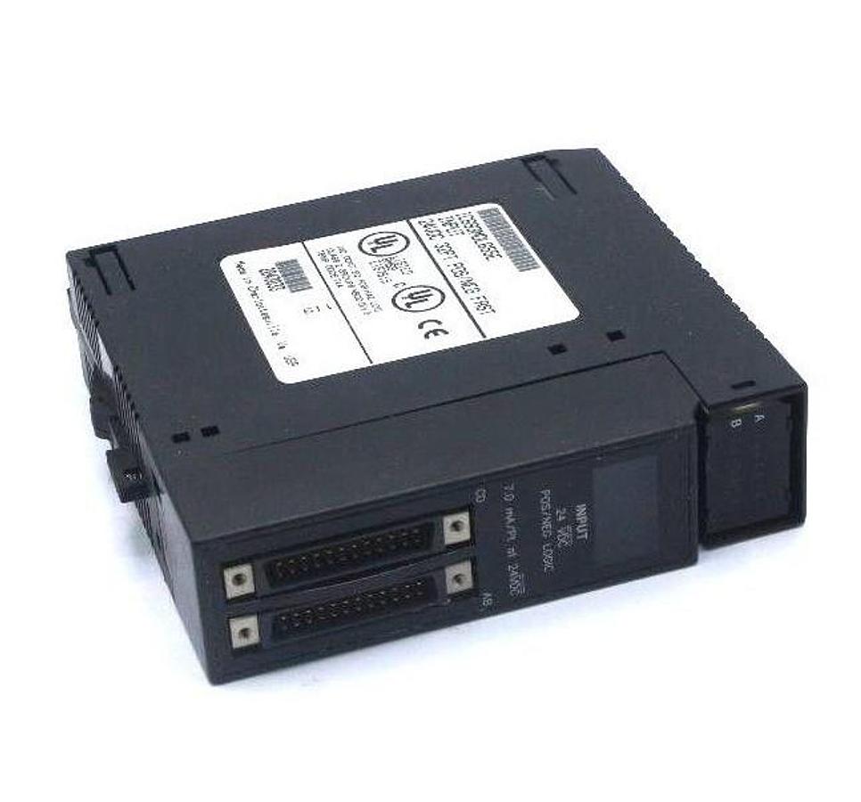 Used GE FANUC IC693MDL655E INPUT MODULE 32PT, 24 VDC POS/NEG FAST MISSING CLEAR COVER