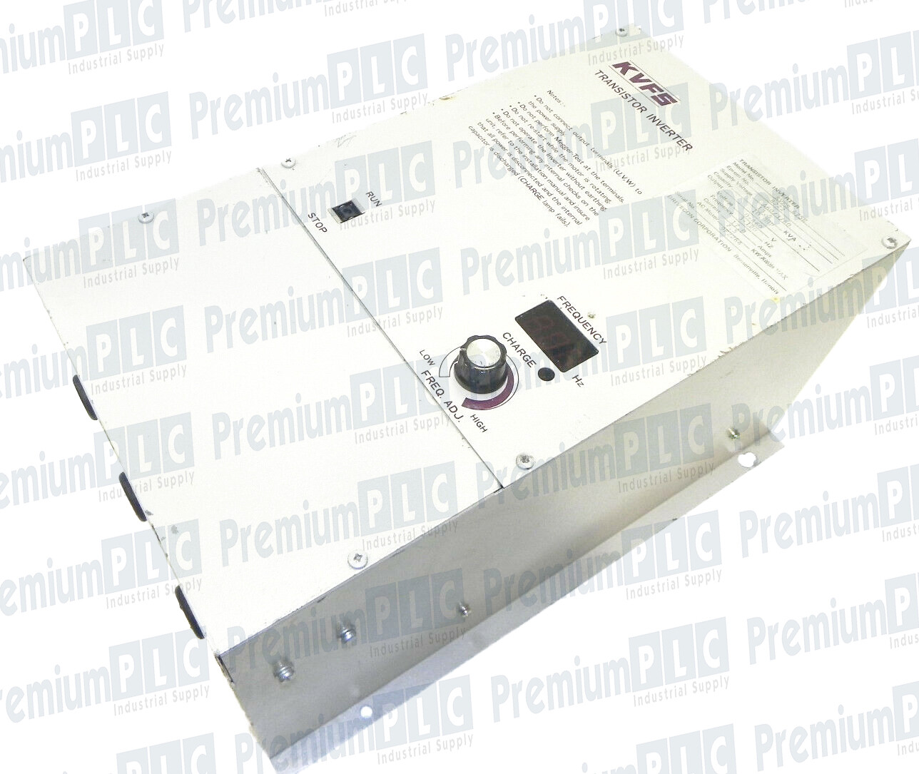Used DRIVECON CORPORATION KVFS 475E 10.0HP 13.5 KVA TRANSISTOR INVERTER KVFS-475E