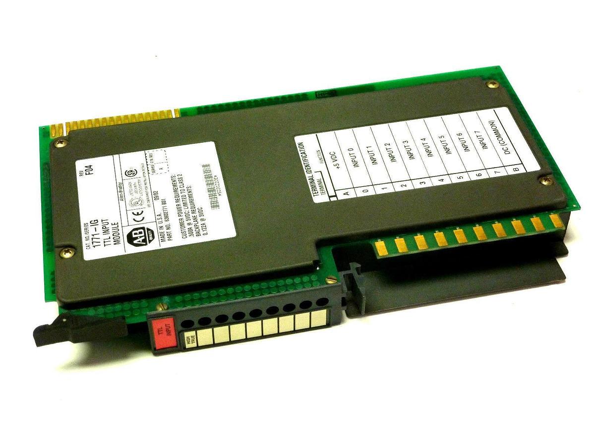 Used ALLEN BRADLEY 1771-IG SER. A REV F04 TTL INPUT MODULE 1771IG