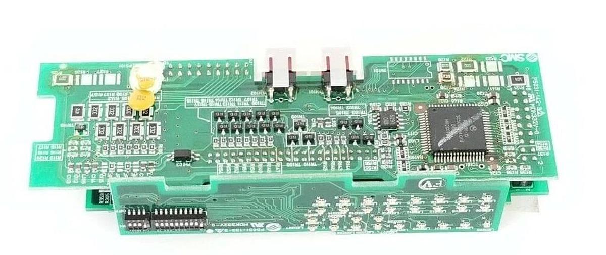 Used SMC P5031-142-3 CONTROL BOARD W/ P5031-141-3 & P5031-133-3 DEVICENET BOARDS