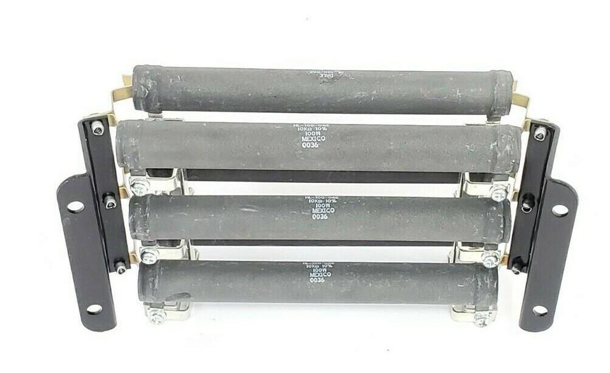 Used NEW RELIANCE GMC 610275 11B BUS BAR ASSY 61027535R W/ DALE HL-100-06Z RESISTORS
