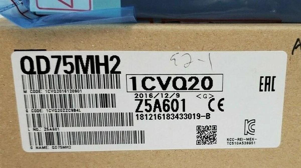Used NIB MITSUBISHI ELECTRIC QD75MH2 POSITIONING UNIT 2 AXES 600 DATA / AXIS PTP