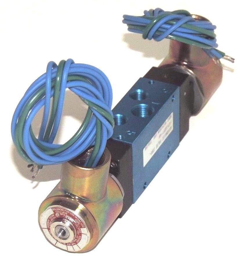 Used NEW AUTOMATIC VALVE L0703ABYY-AA DIVERTER VALVE W/ 2 0E53HHDDCCM SOLENOID VALVES