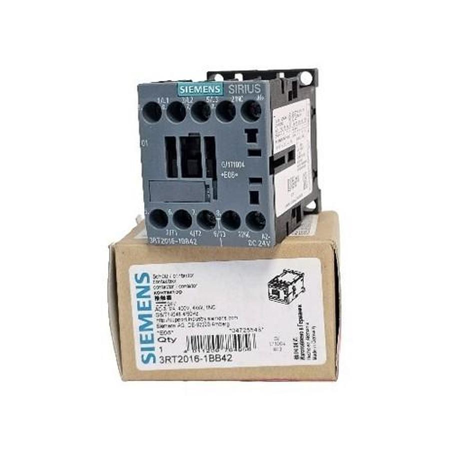 NIB SIEMENS 3RT2016-1BB42 CONTACTOR 3RT20161BB42 9AMP 24V