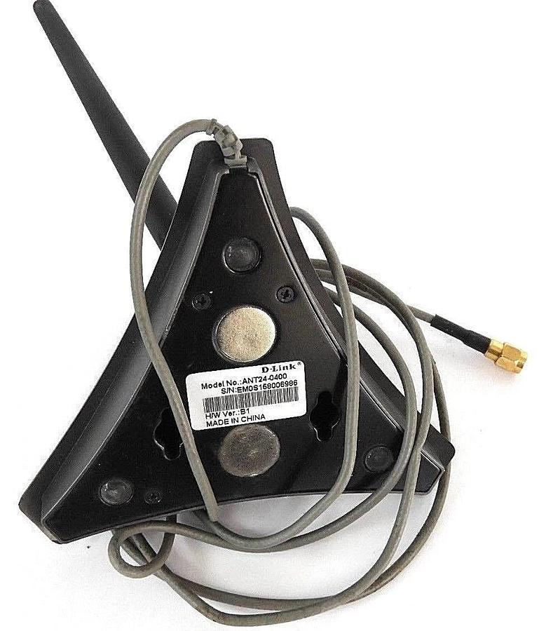 Used D-LINK ANT24-0400 ANTENNA OMNI DIRECTIONAL INDOOR H/W VER: B1