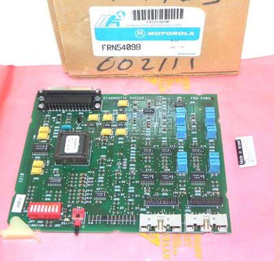 Used NIB MOTOROLA FRN-5409B DIAGNOSTIC MASTER BOARD FRN5409B