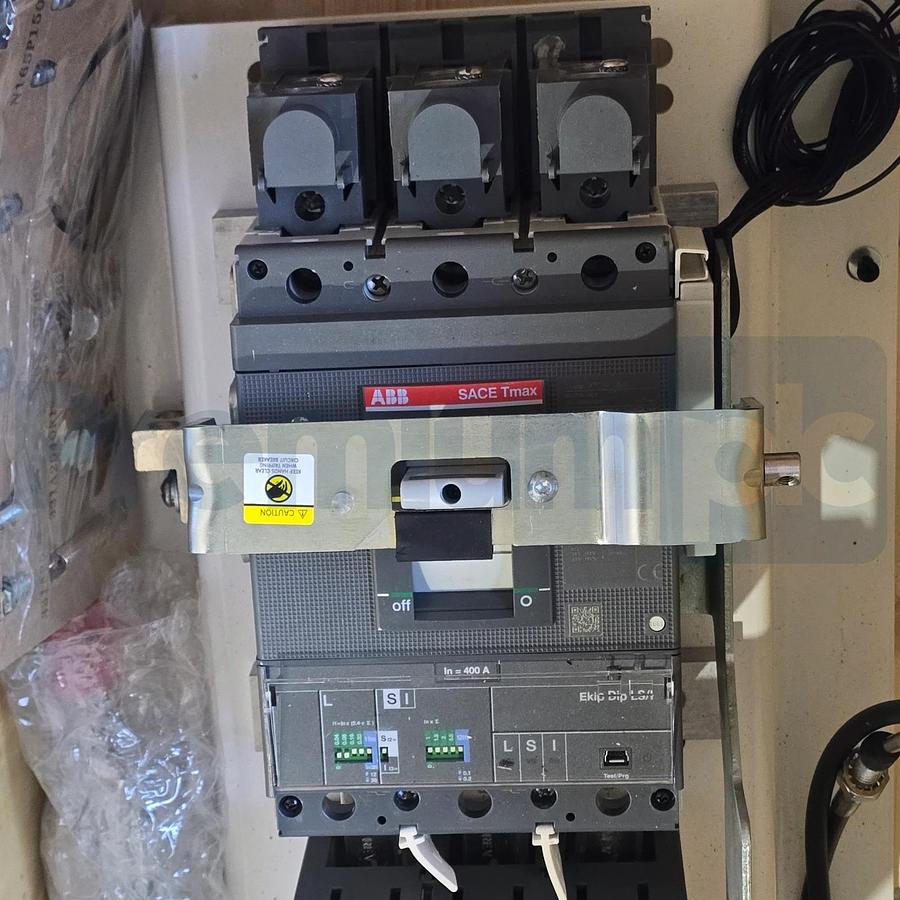 ABB Tmax XT5N 400 Ekip Dip LS/I Breaker w/ AF305-30 Contactor 400A 100-250V +Acc
