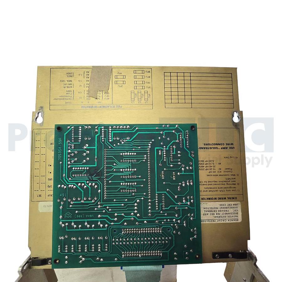 Used RELIANCE ELECTRIC 14C305 FLEXPAK PLUS VARIABLE SPEED DC DRIVE 40HP INPUT REP.