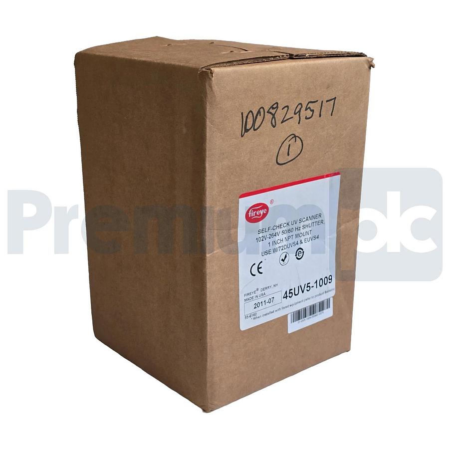 Used Fireye 45UV5-1009 | 45UV51009 UV Self-Check UV Flame Scanner 102-264V 1" NPT F/S 642415179591