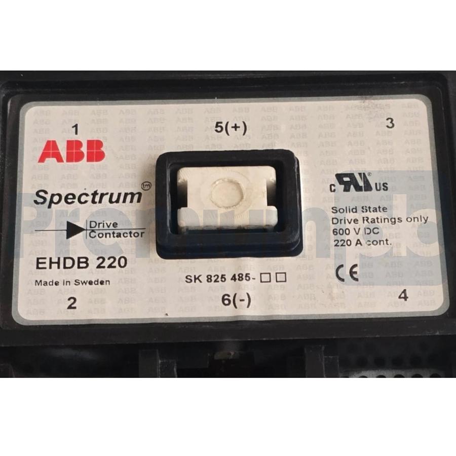Used ABB EHDB220-21-11 DC Drive Contactor SK825485-AF EHDB220C-1L 110V/120V Coil XLNT