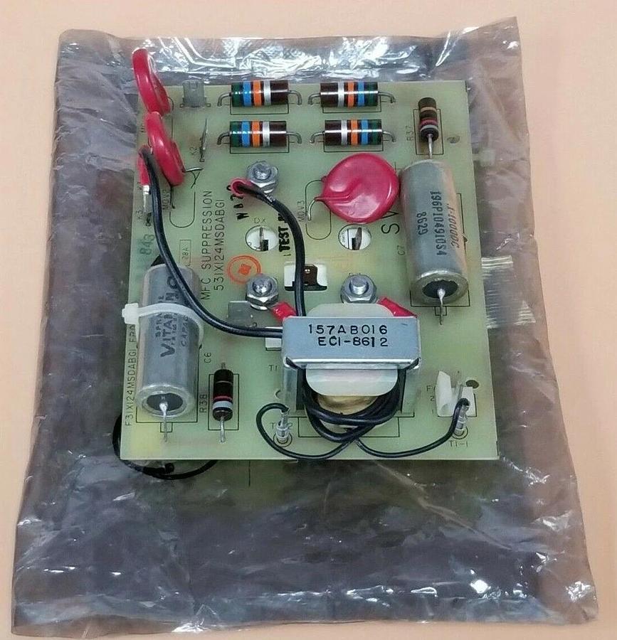 Used GENERAL ELECTRIC 531X124MSDABG1 MFC SUPPRESSION BOARD 53IXI24MSDABGI