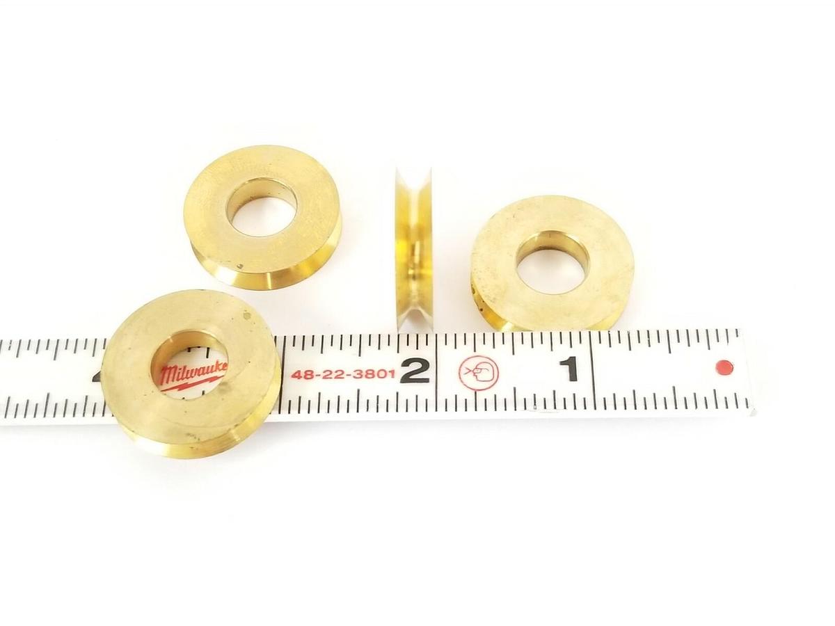 LOT OF 4 NEW KRONES 1-018-76-090-0 PULLEYS 28X12.2X BRONZE