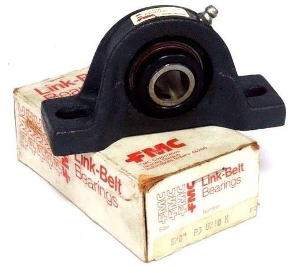 Used NIB FMC P3-U210-H LINK BELT PILLOW BLOCK BEARING 5/8" BORE P3U210H