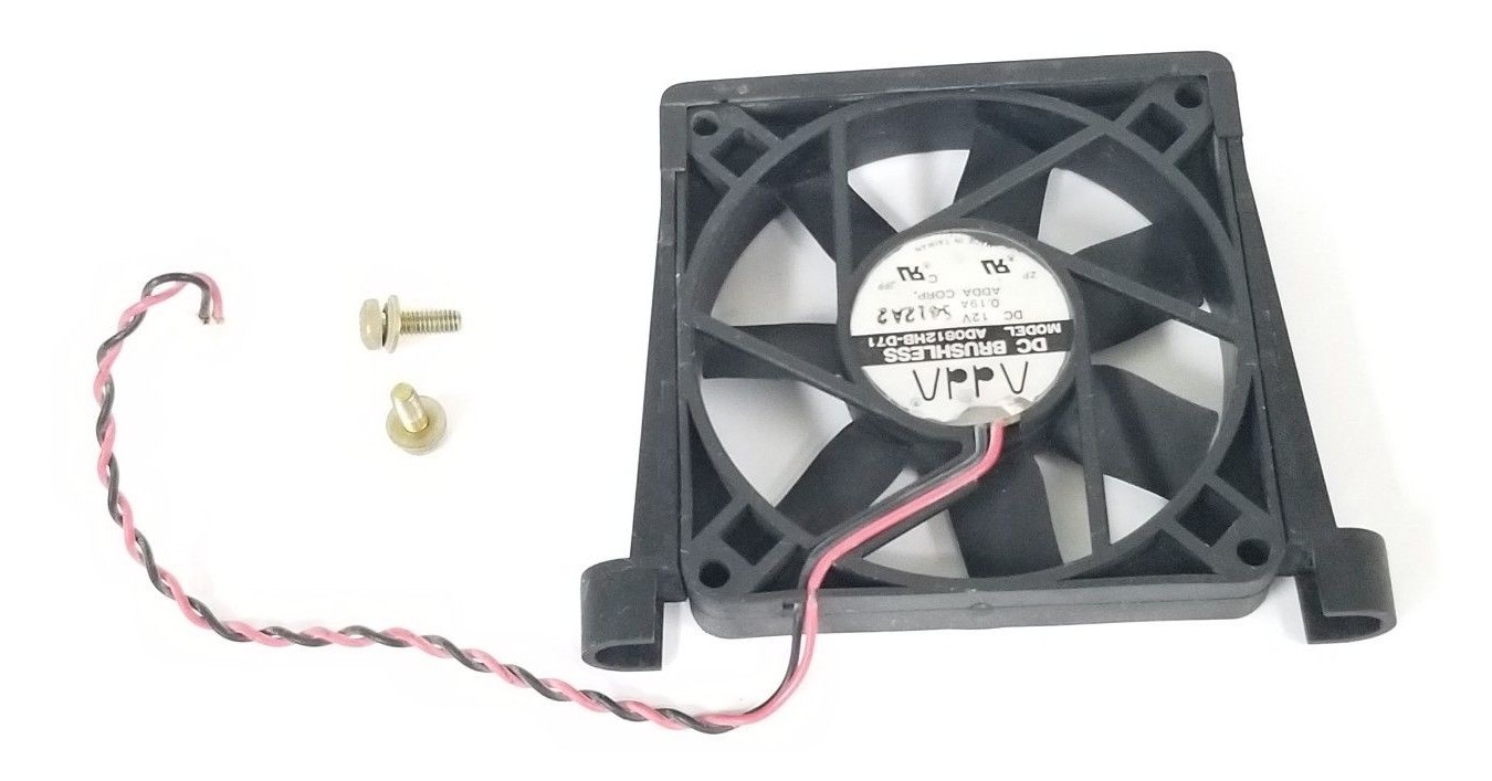 Used ADDA AD0812HB-D71 DC BRUSHLESS FAN 12VDC, 0.19A, 80 X 80 X 15 MM, AD0812HBD71